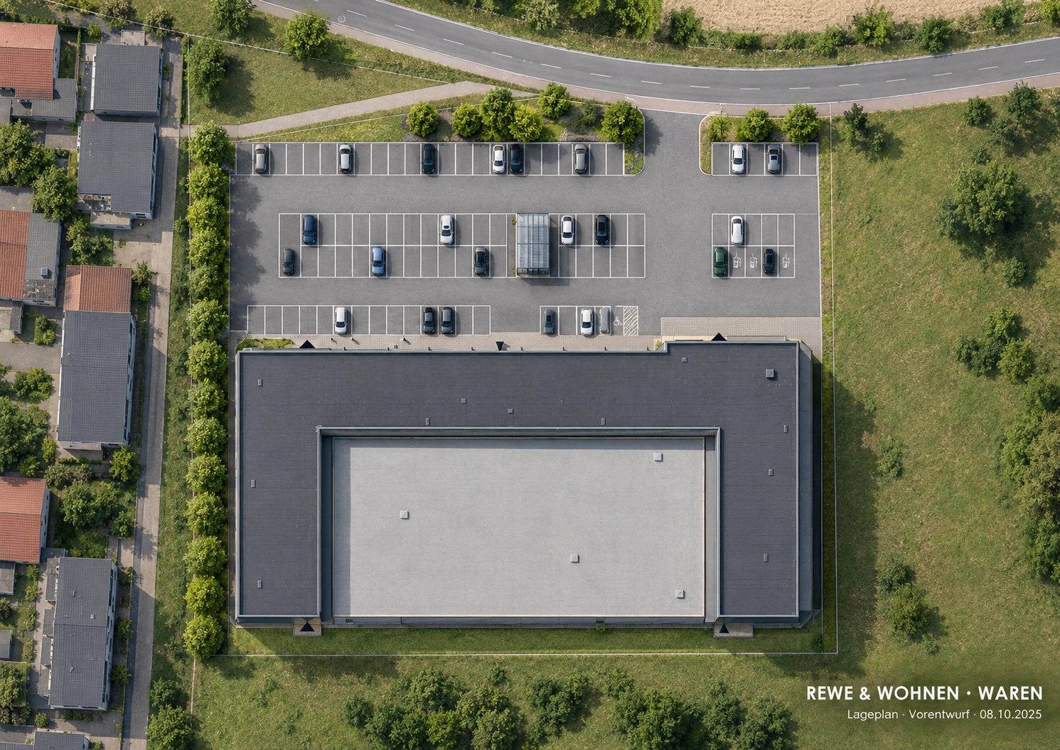 Projektdarstellung: Neubau Nahversorger Waren Müritz