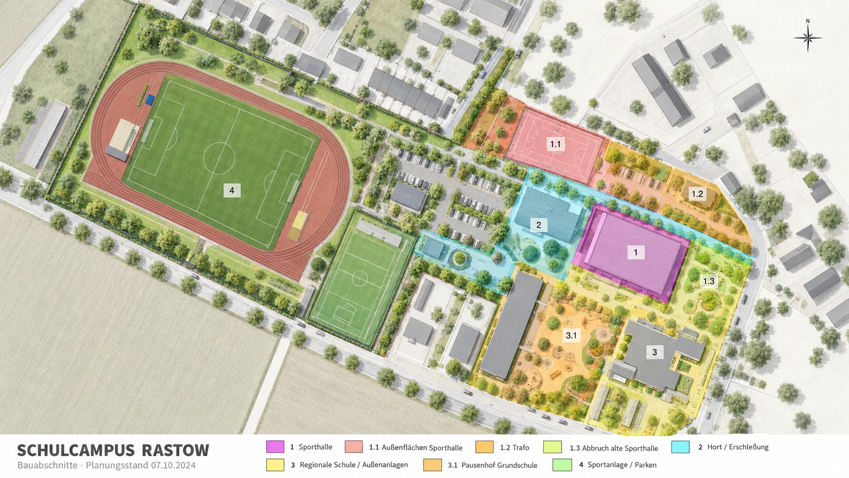 Projektdarstellung: Schulcampus Rastow